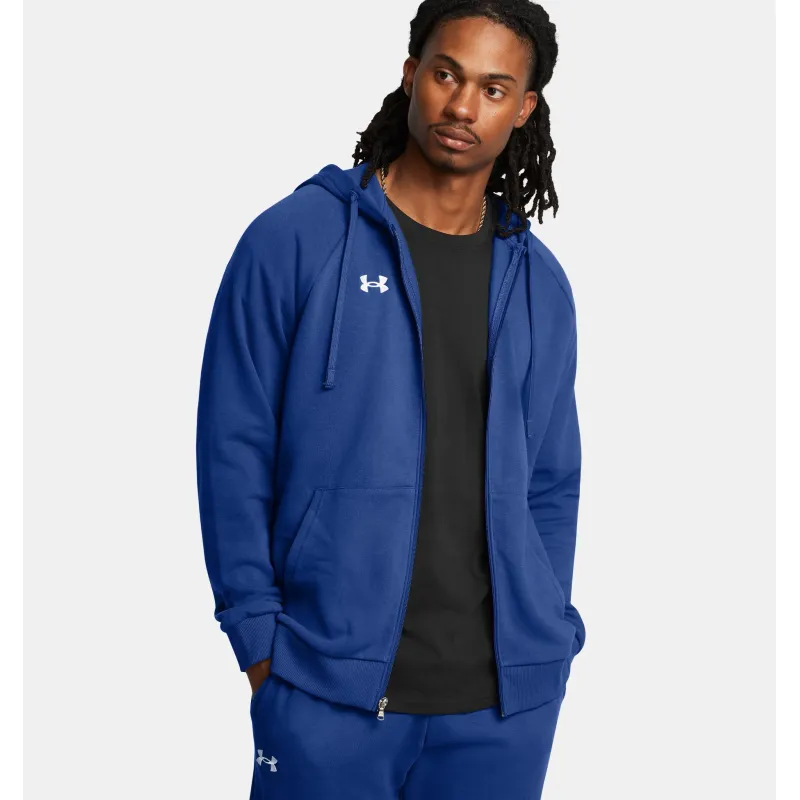UA Rival Fleece FZ Hoodie 432BLU