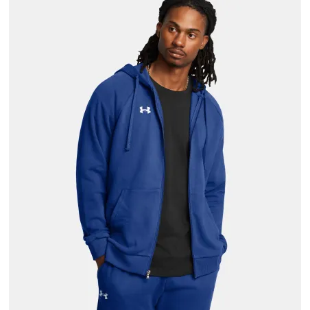 UA Rival Fleece FZ Hoodie 432BLU
