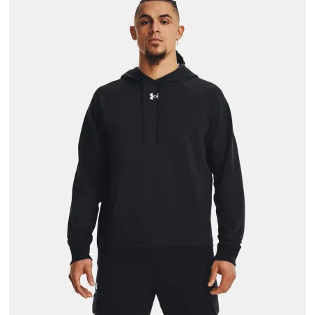 UA RIVAL FLEECE HOODIE 001BLK