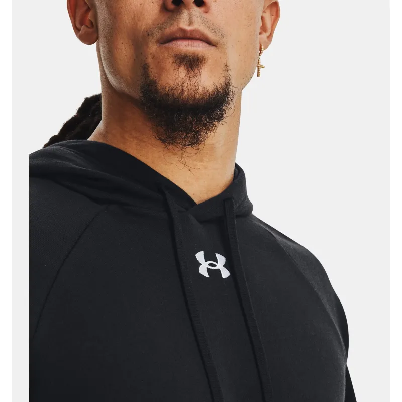 UA RIVAL FLEECE HOODIE 001BLK