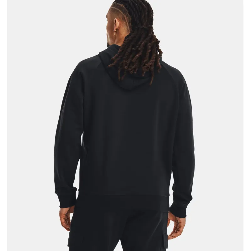 UA RIVAL FLEECE HOODIE 001BLK