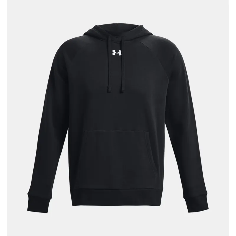 UA RIVAL FLEECE HOODIE 001BLK