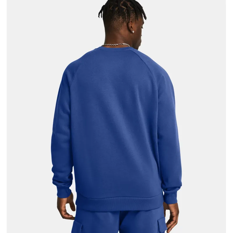 UA Rival Fleece Crew 432BLU