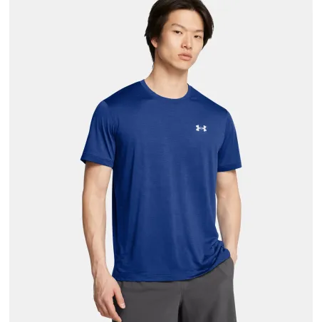 UA LAUNCH SHORTSLEEVE 432BLU