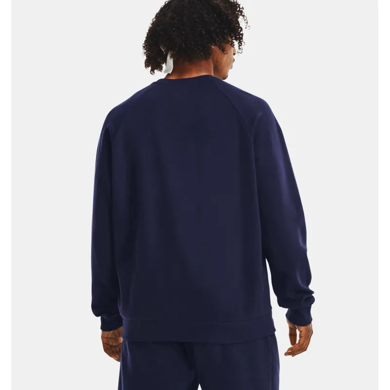 UA Rival Fleece Crew 410BLU