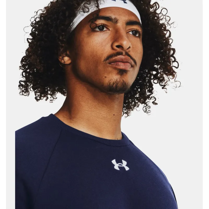 UA Rival Fleece Crew 410BLU