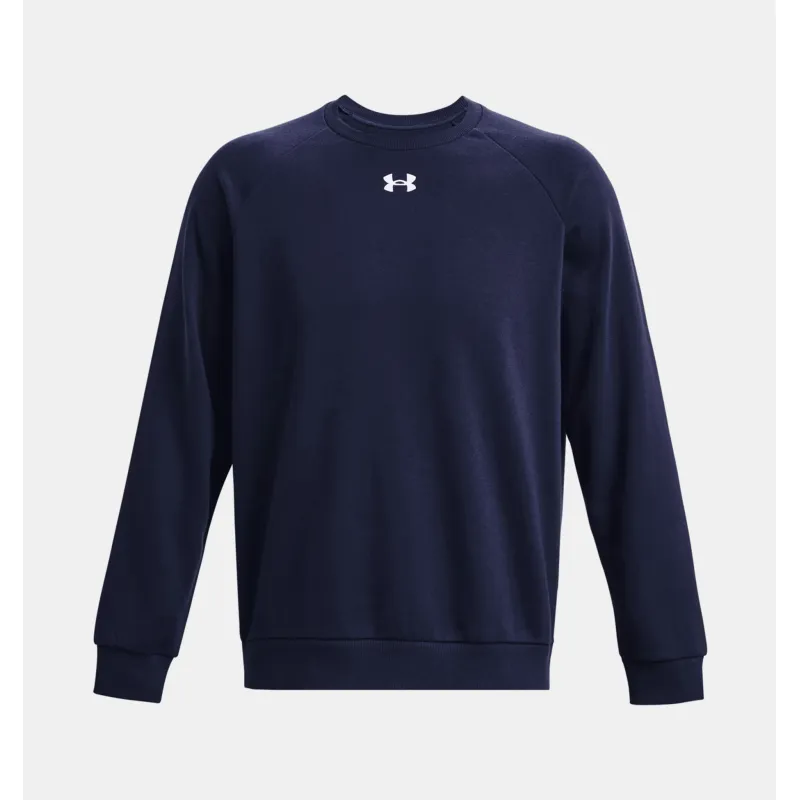 UA Rival Fleece Crew 410BLU