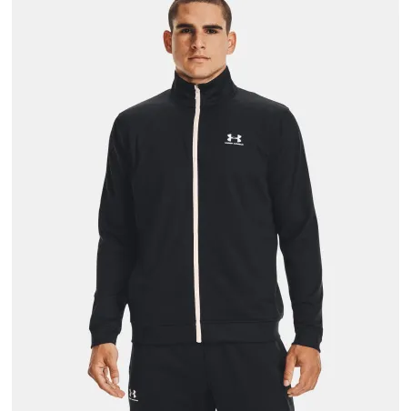 UA SPORTSTYLE TRICOT JACKET 002BLK