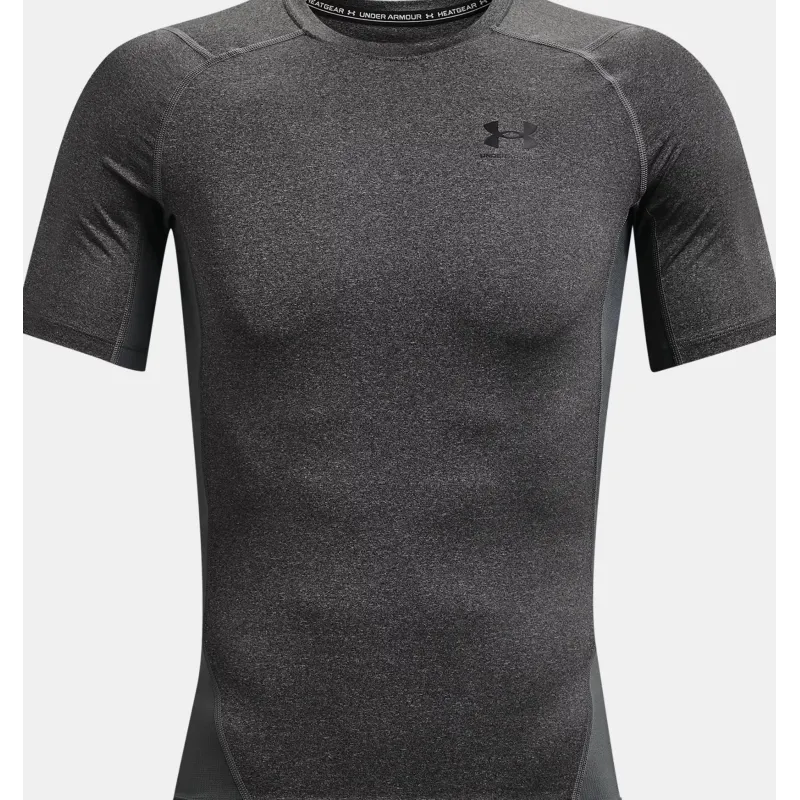 UA HG Armour Comp SS 090GRY