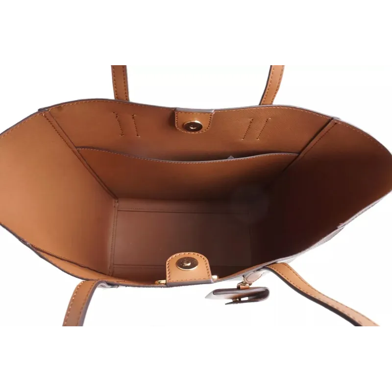MK LG TOTE VINCENT BROWN