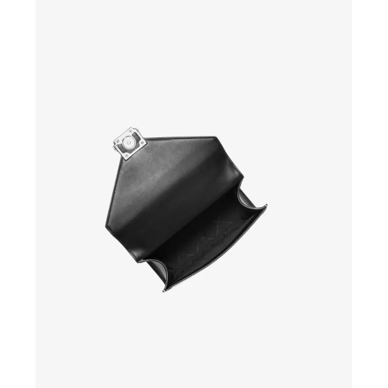 MK WHITNEY FLAP CH BLACK