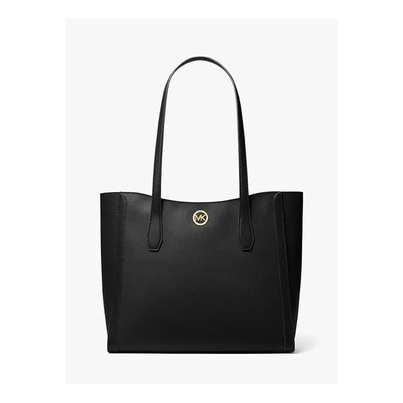 MK LEIDA TZ TOTE BLACK 