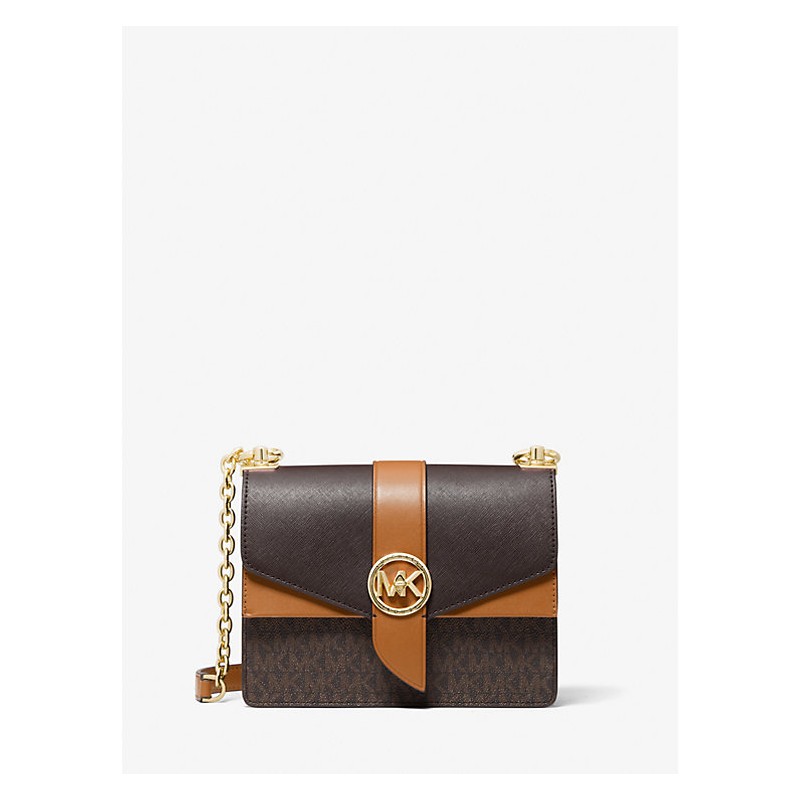 MK GREENWICH SM CONV BROWN