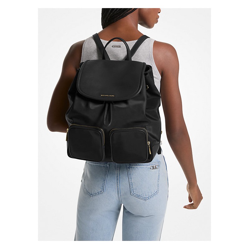 MK CARA LG BACKPACK BLACK
