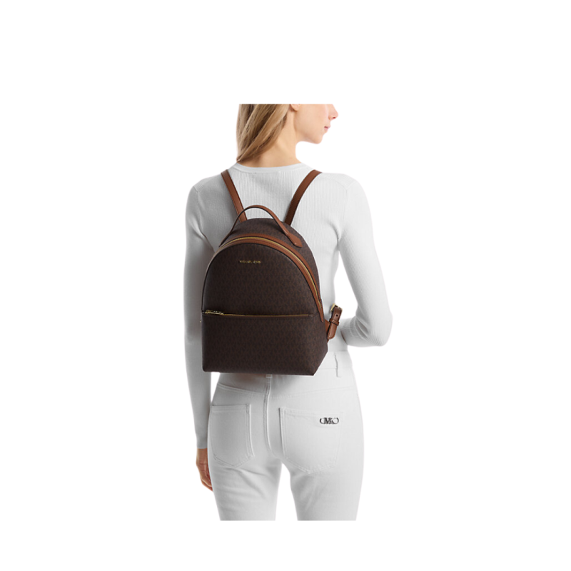 MK SHEILA MD FRNT PKT BACKPACK BROWN