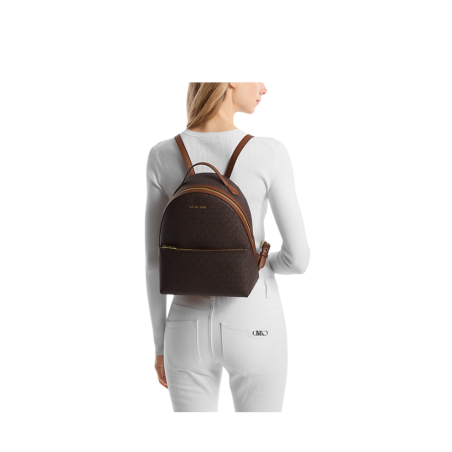 MK SHEILA MD FRNT PKT BACKPACK BROWN