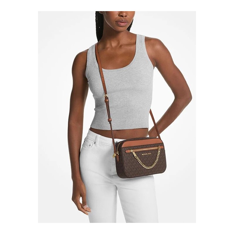 MK JSITEM LG CHAIN XBODY BROWN
