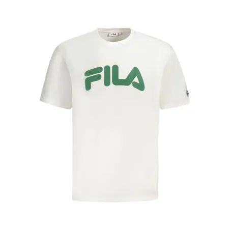 Fila Tshirt Manga Corto Logo Estampado BLanco