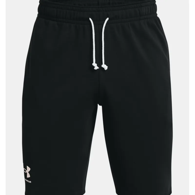 UA RIVAL TERRY SHORT NEGRO