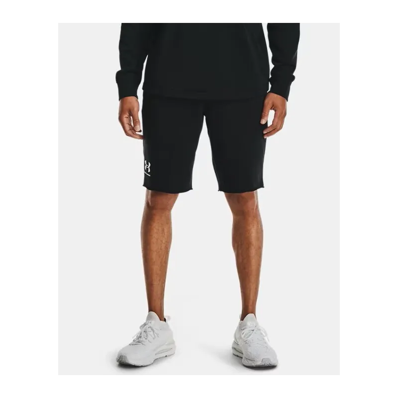 UA RIVAL TERRY SHORT NEGRO