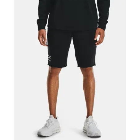 UA RIVAL TERRY SHORT NEGRO
