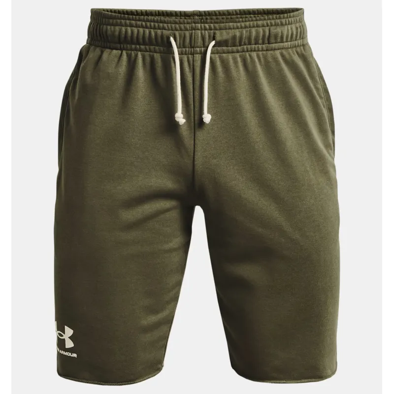 UA RIVAL TERRY SHORT NEGRO