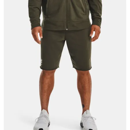 UA RIVAL TERRY SHORT NEGRO