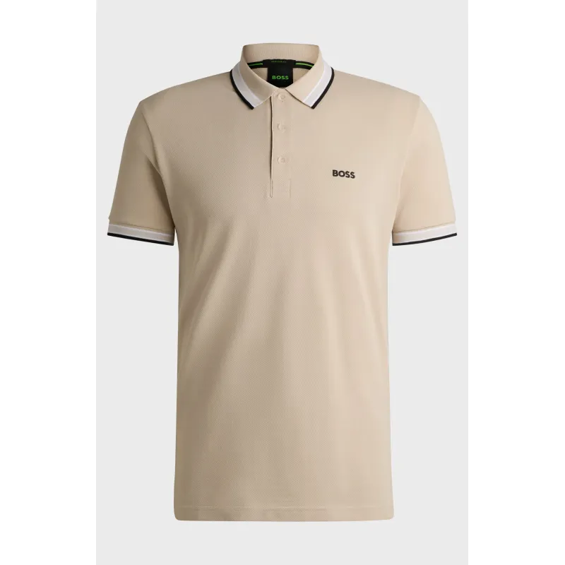 BOSS POLO PADDY BEIGE