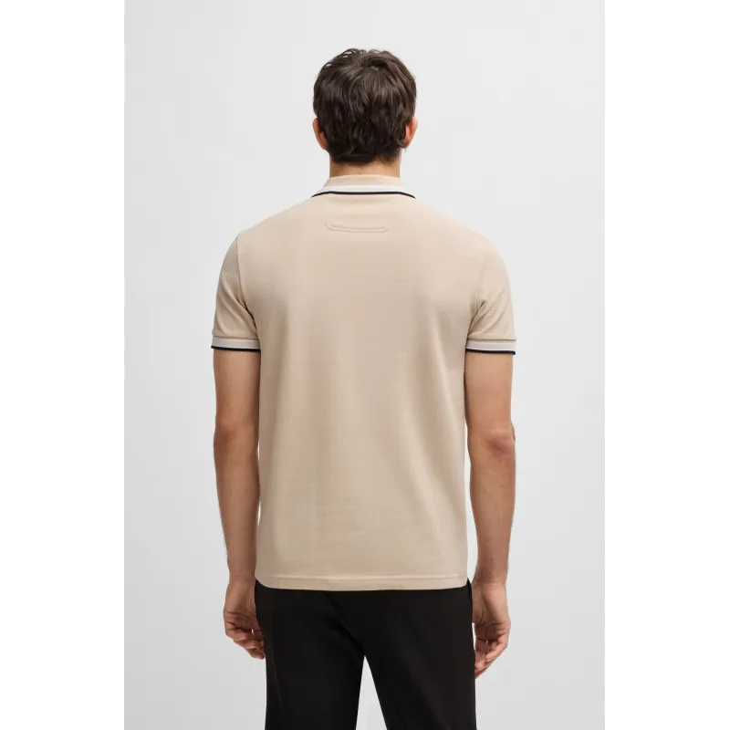 BOSS POLO PADDY BEIGE