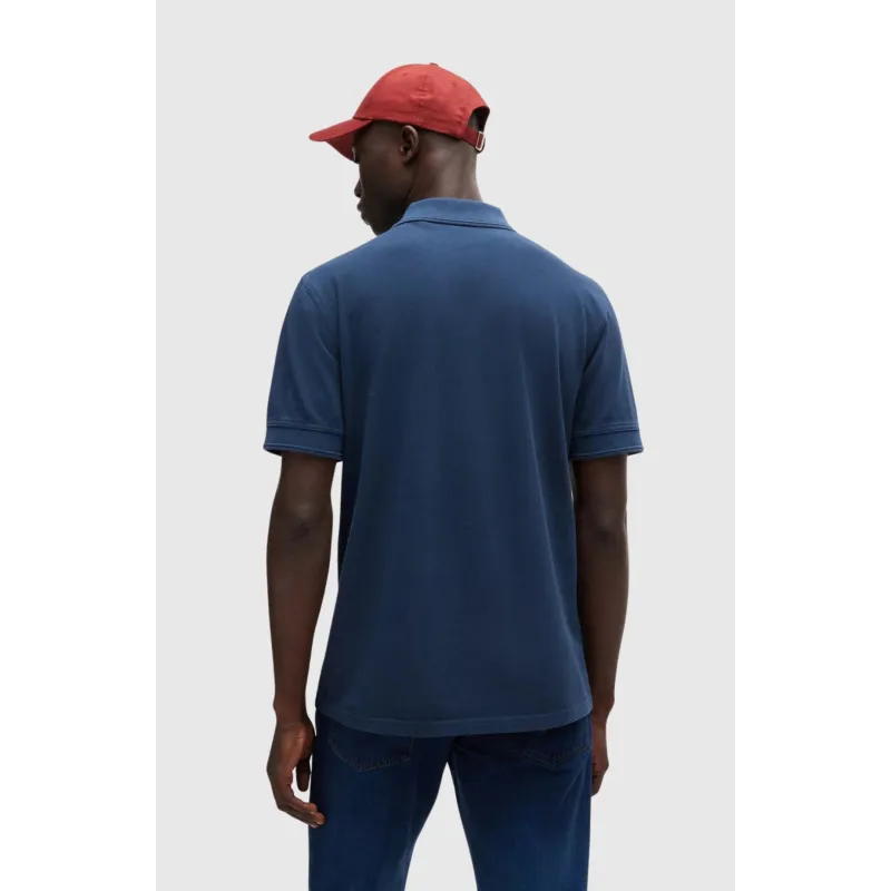BOSS POLO PRIME AZUL MARINO