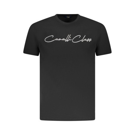 CAVALLI CLASS T-SHIRT LOGO SIMPLE NEGRO