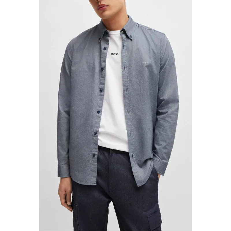Hugo Boss Camisa Rickert Navy