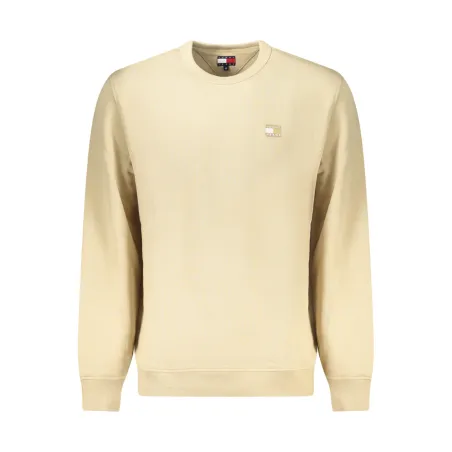 TH SUDADERA LOGO BORDADO BEIGE