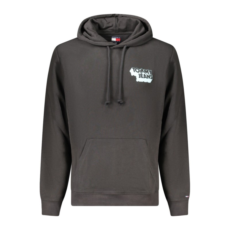 TH Stack Logo Back Graphic Hoody Black