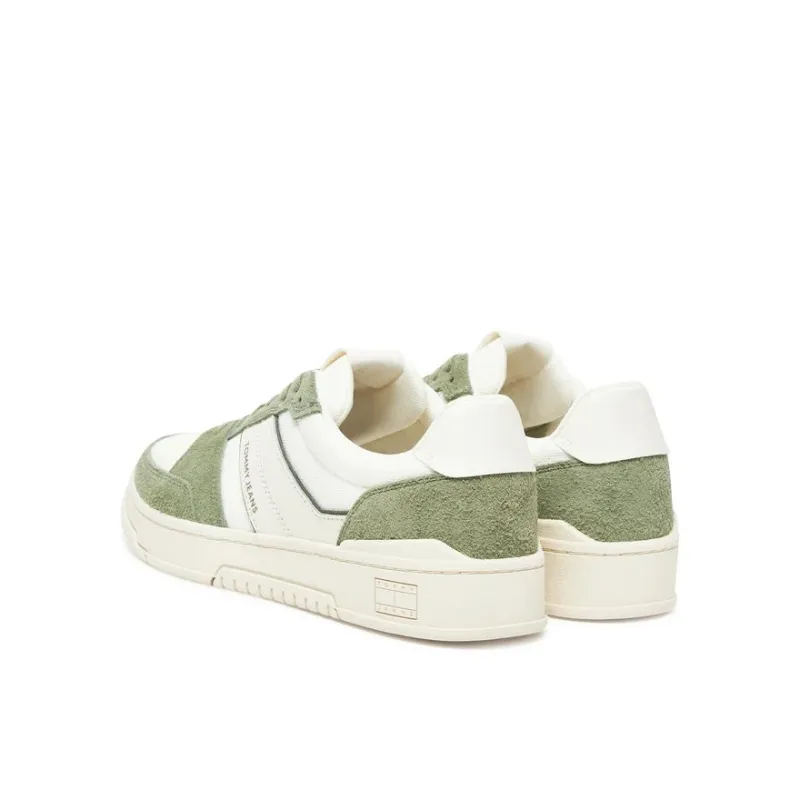 TH Zapatillas de mezcla de ante y suela cupsole Green