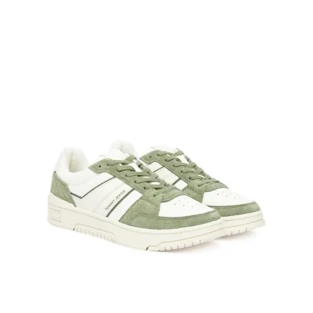 TH Zapatillas de mezcla de ante y suela cupsole Green