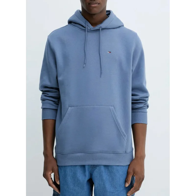 TH Sudadera de felpa peinada con capucha Celeste