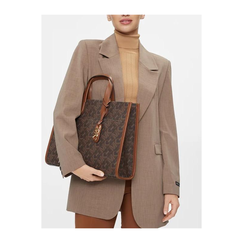 MK GIGI LG GRAB TOTE BROWN