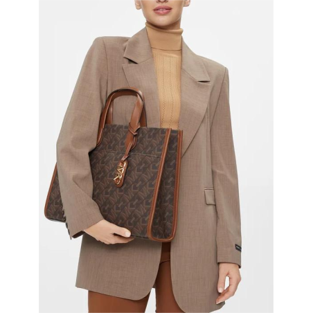 MK GIGI LG GRAB TOTE BROWN
