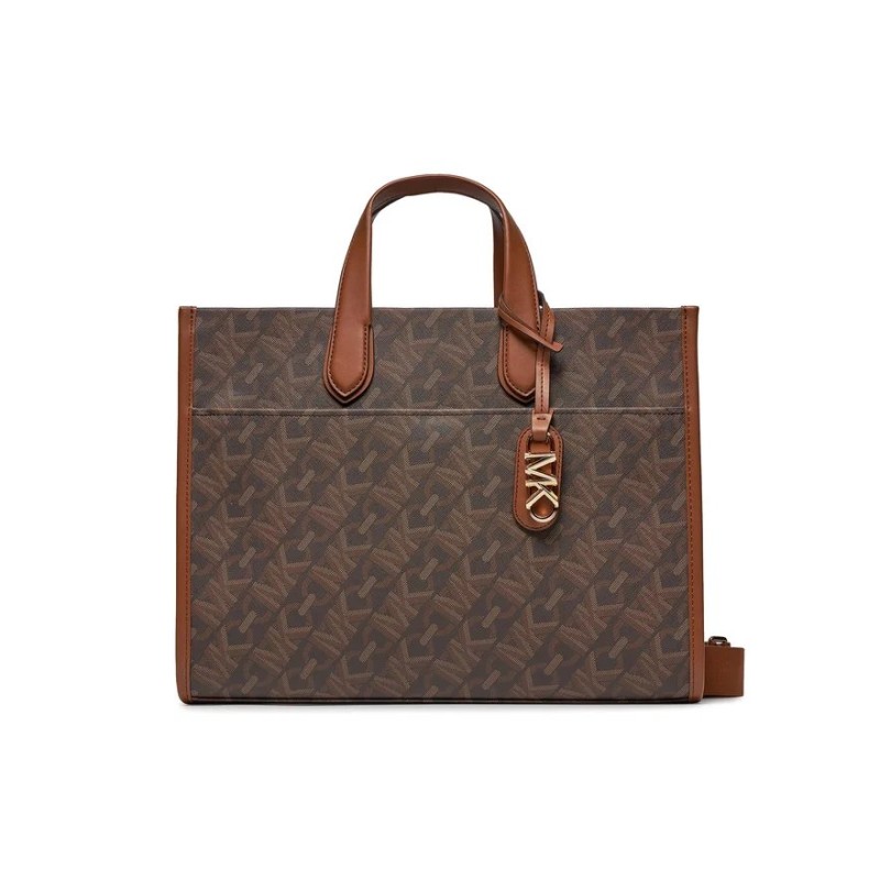 MK GIGI LG GRAB TOTE BROWN