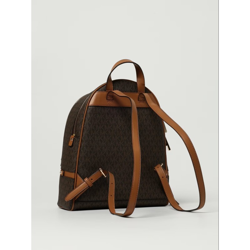 MK RHEA ZIP MD BACKPACK BROWN