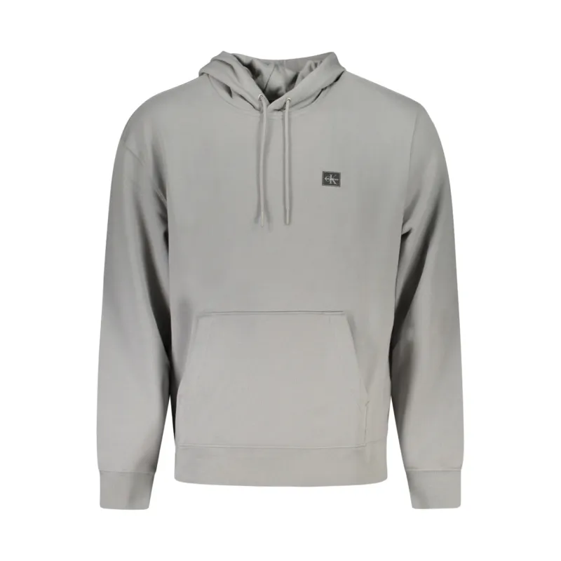 CK Sudadera con Gorra Logo GRY