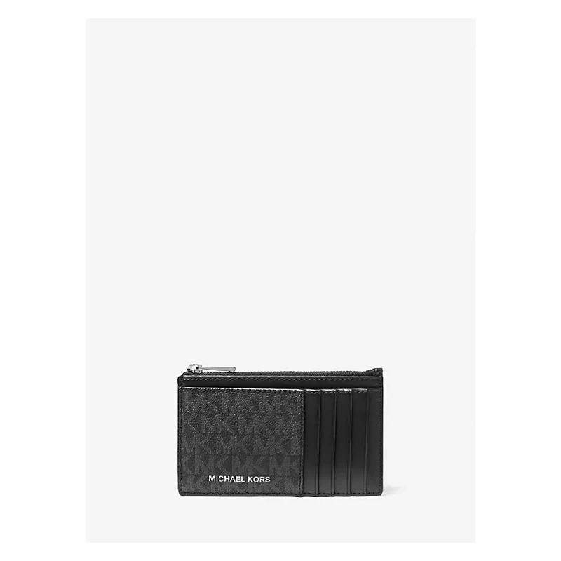 MK COOPER SLIM ZIP WALET BLK