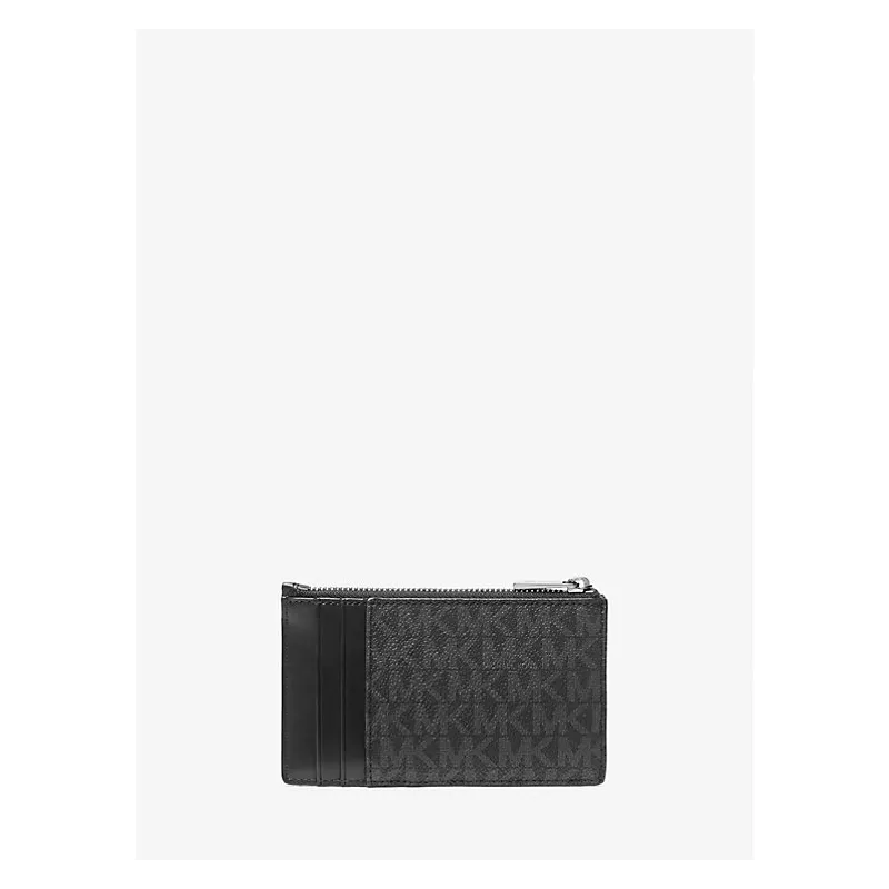 MK COOPER SLIM ZIP WALET BLK
