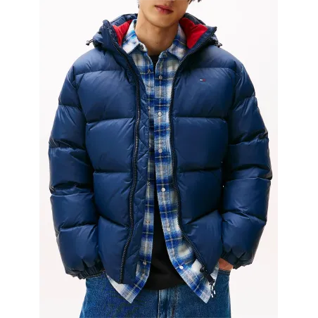 TH Anorak de plumón con capucha navy