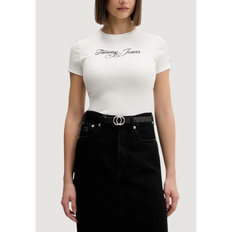 TH CAMISETA TJW SLIM ESS LOGO WHT