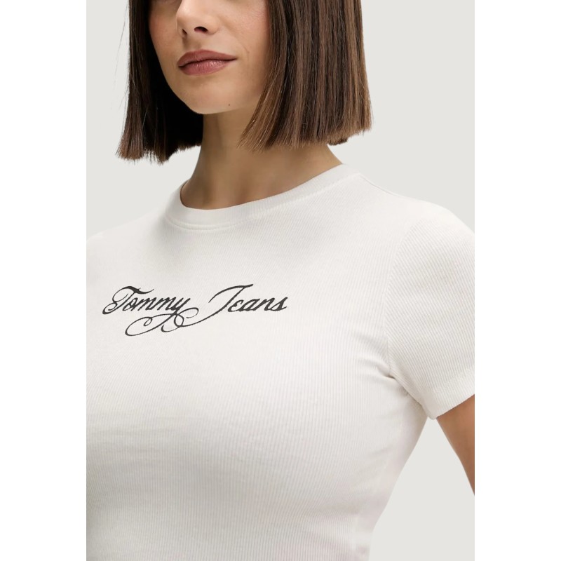 TH CAMISETA TJW SLIM ESS LOGO WHT