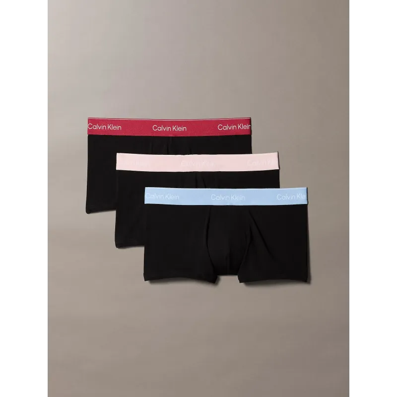 CK Pack de 3 bóxers ajustados de tiro bajo - Icon Cotton Stretch