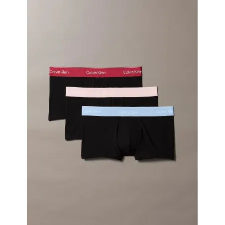 CK Pack de 3 bóxers ajustados de tiro bajo - Icon Cotton Stretch