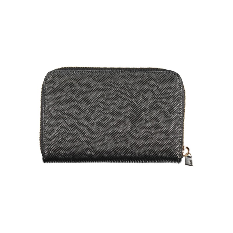 GUESS CARTERA LAUREL II SLG MED ZIP AROUND BLK